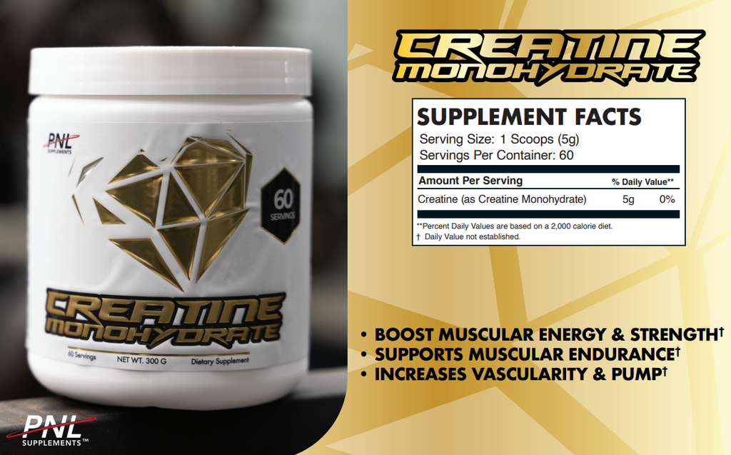 PNL Creatine Monohydrate (60 Servings)